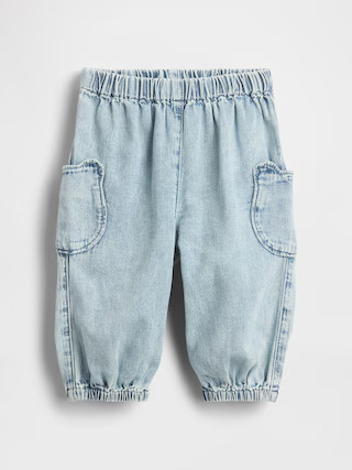 Baby Bear Pocket Denim Joggers | Gap (US)
