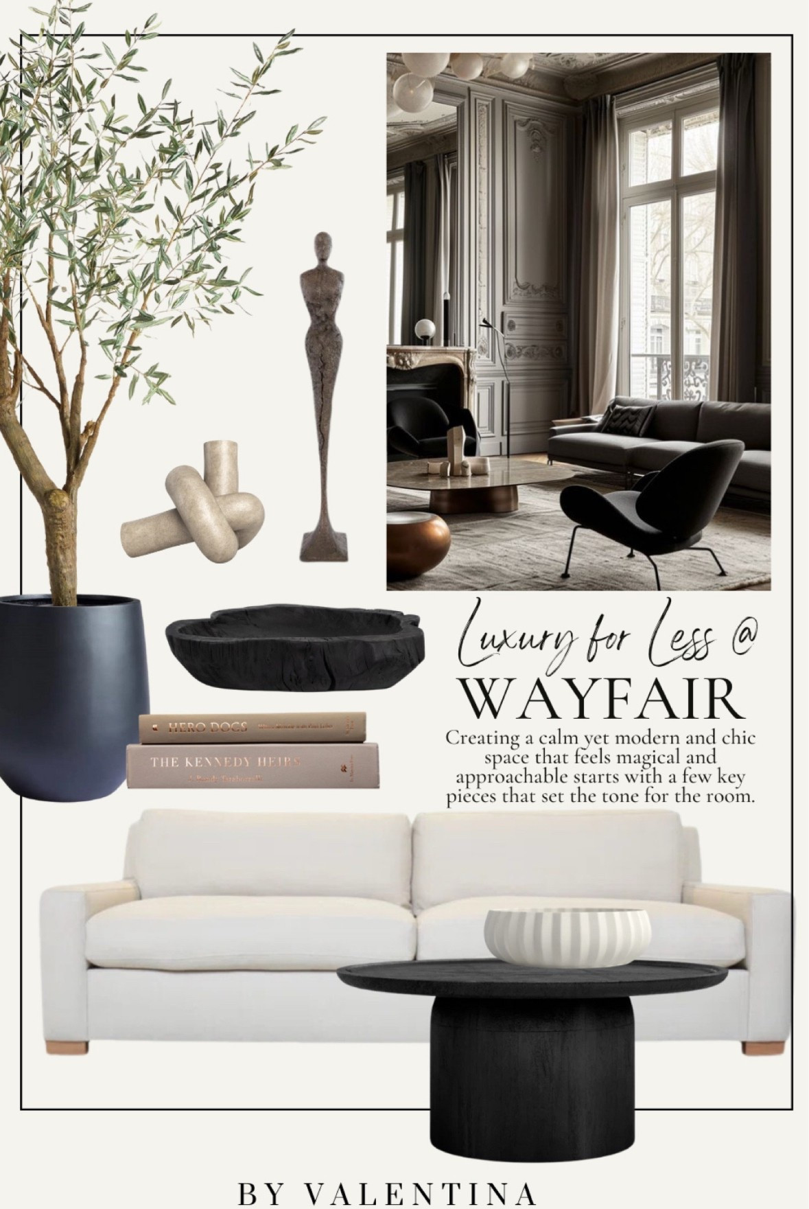 Luxury for Less from Wayfair

Creating a calm yet modern and chic space that feels magical and approachable starts with a few key pieces that set the tone for the room.

#LTKSeasonal #LTKhome #LTKstyletip

#LTKSeasonal #LTKHome #LTKStyleTip