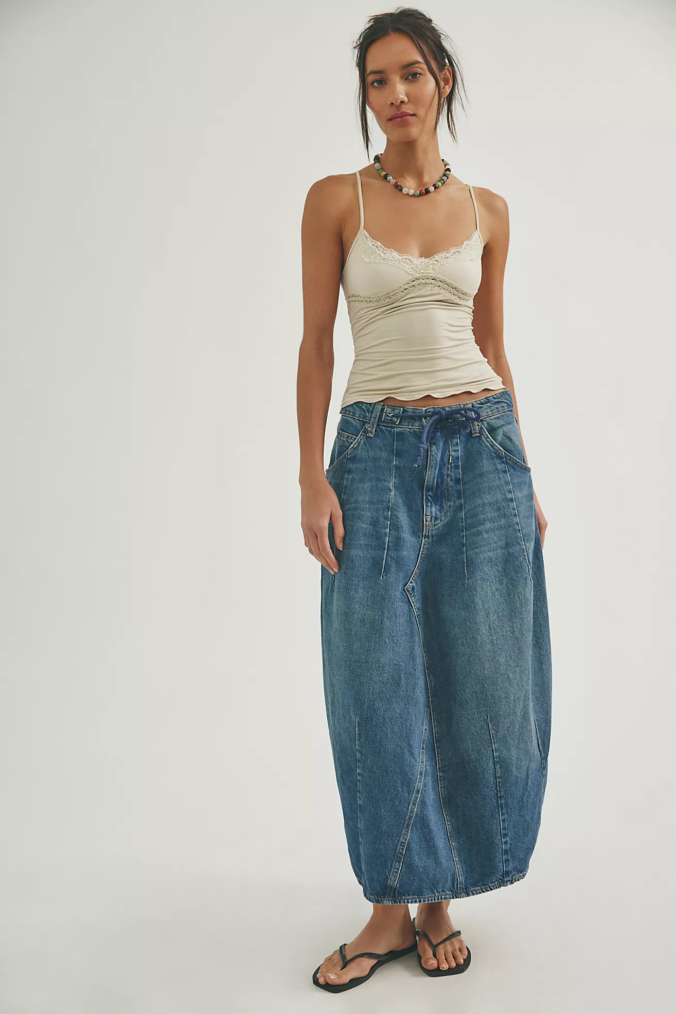 We The Free Bittersweet Denim Maxi Skirt | Free People (Global - UK&FR Excluded)
