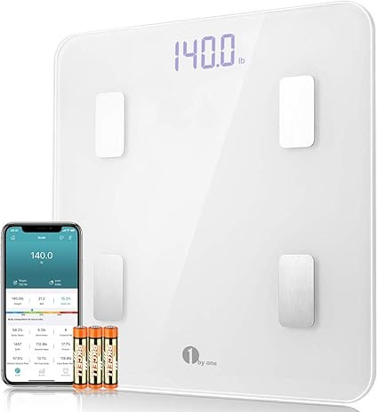 1byone Bluetooth Body Fat Scale with iOS and Android Smartphone App Support, Smart Wireless Digit... | Amazon (CA)