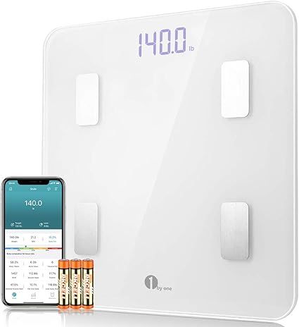 1byone Bluetooth Body Fat Scale with iOS and Android Smartphone App Support, Smart Wireless Digit... | Amazon (CA)