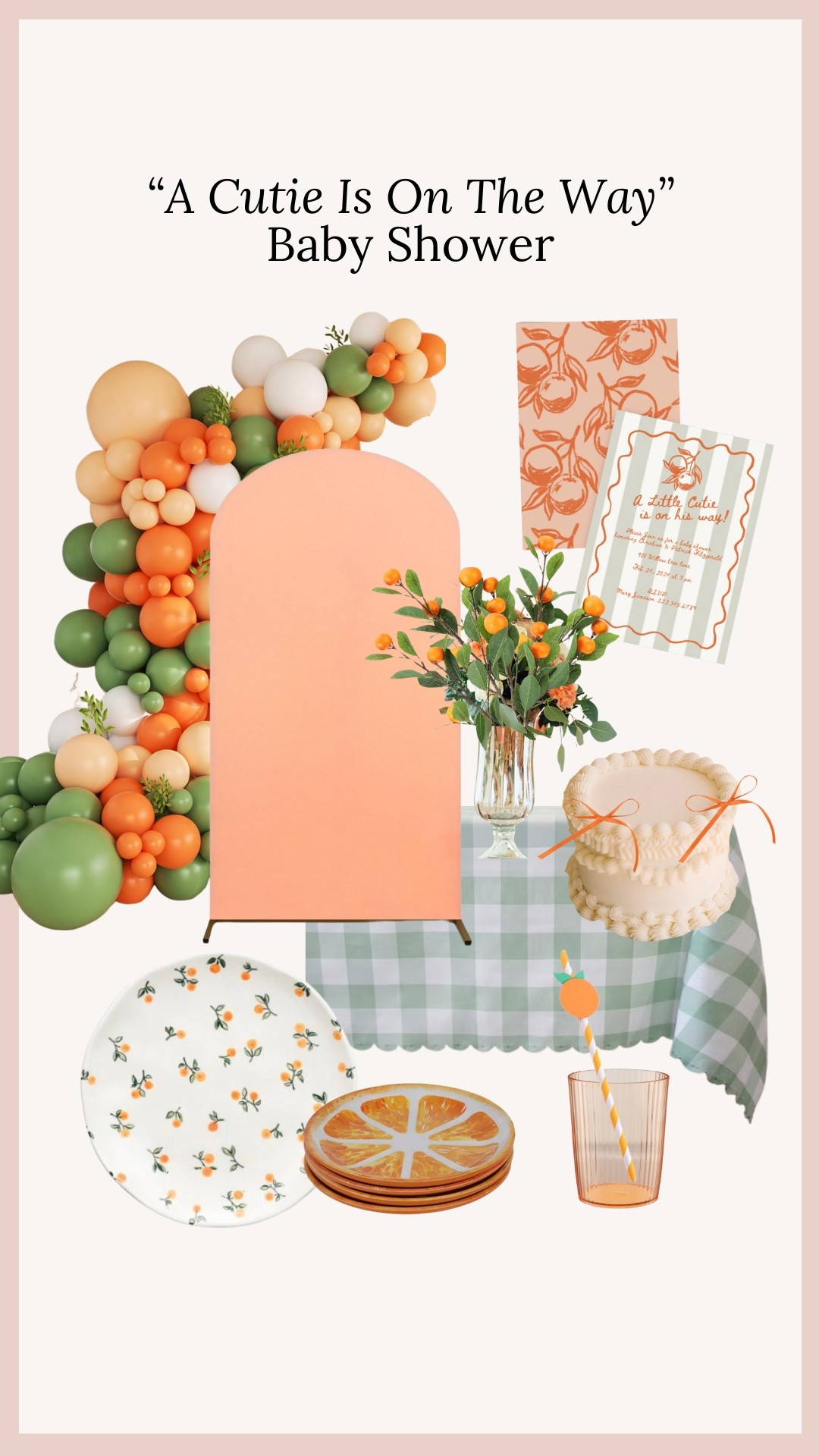 Cutie Baby Shower Theme 🍊💚

#LTKBaby #LTKBump #LTKParties