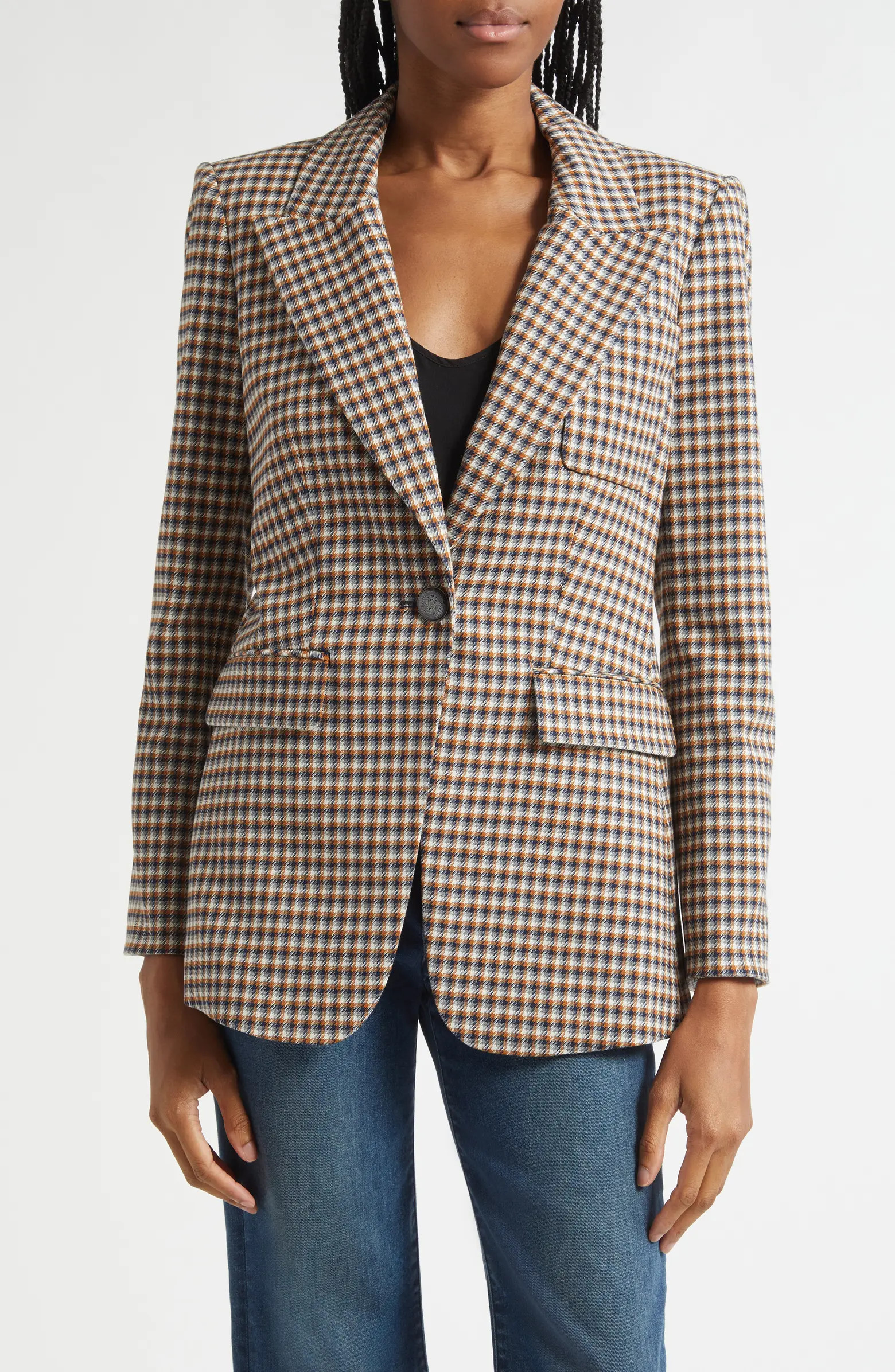 Veronica Beard Livvy Check Dickey Jacket | Nordstrom | Nordstrom