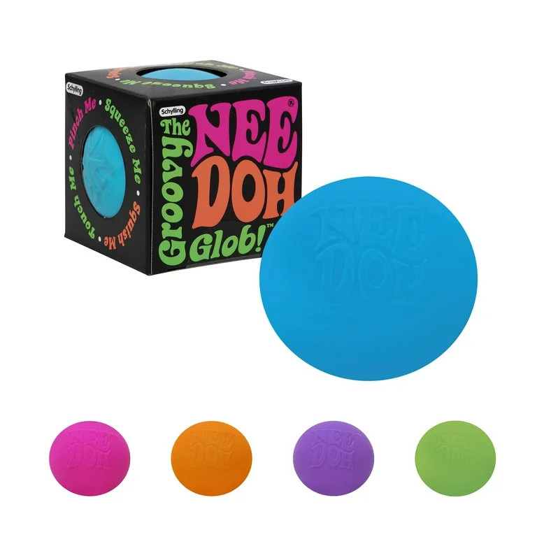 NeeDoh Groovy Glob, Original Squeeze Novelty Toy, Colors Vary, Children Ages 3+ | Walmart (US)