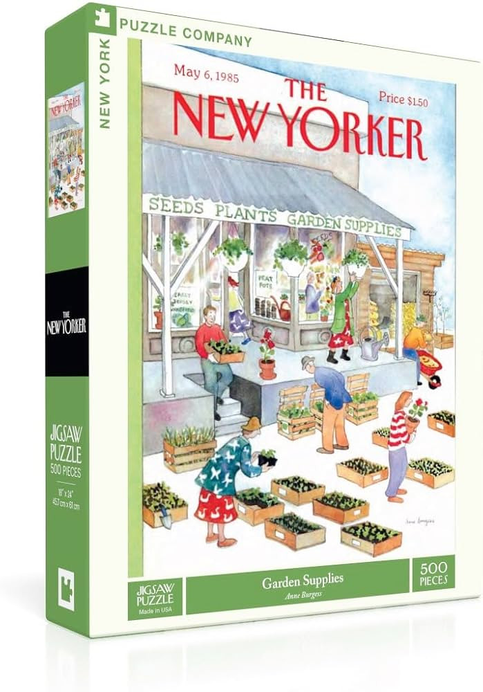 New York Puzzle Company - New Yorker Garden Supplies - 500 Piece Jigsaw Puzzle for Adults by Anne... | Amazon (US)