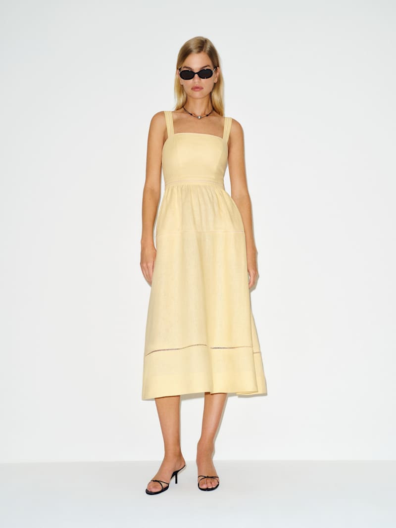 Everett Linen Dress | Reformation (Global)