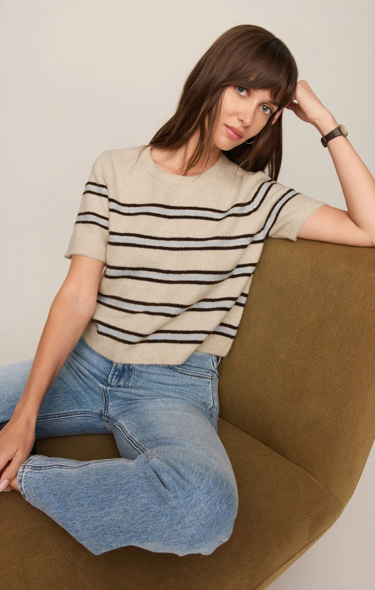 Gatewood Stripe Sweater Tee | Z Supply