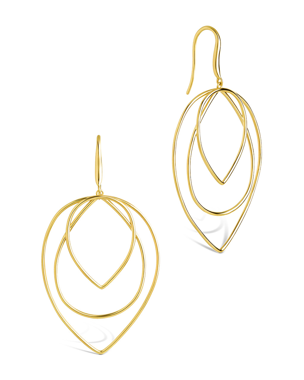Sharon Layered Teardrop Dangle Earrings | Sterling Forever