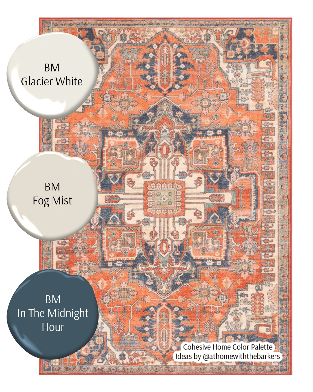 Area rug and paint color samples 

 #LTKHome #LTKSaleAlert