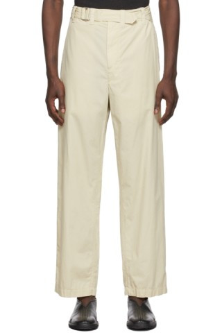Beige Loose Trousers | SSENSE
