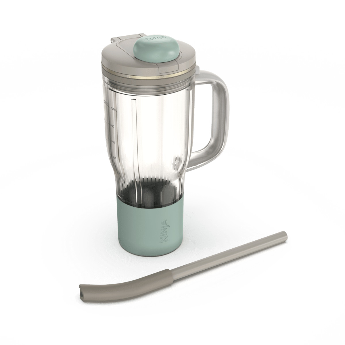 Ninja BlendBOSS 26oz Travel Tumbler and Straw in Stone Blender | XSKDB326LSST | SharkNinja | SharkNinja