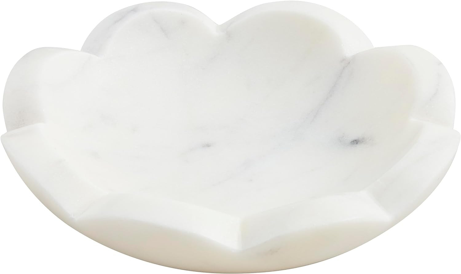 Mud Pie Scallop Marble Dish; 4.5" X 4.5" | Amazon (US)