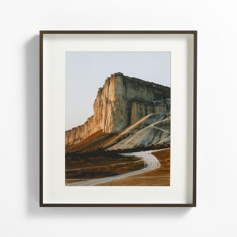 Brushed Antique Bronze 11x14 Wall Picture Frame | Crate & Barrel