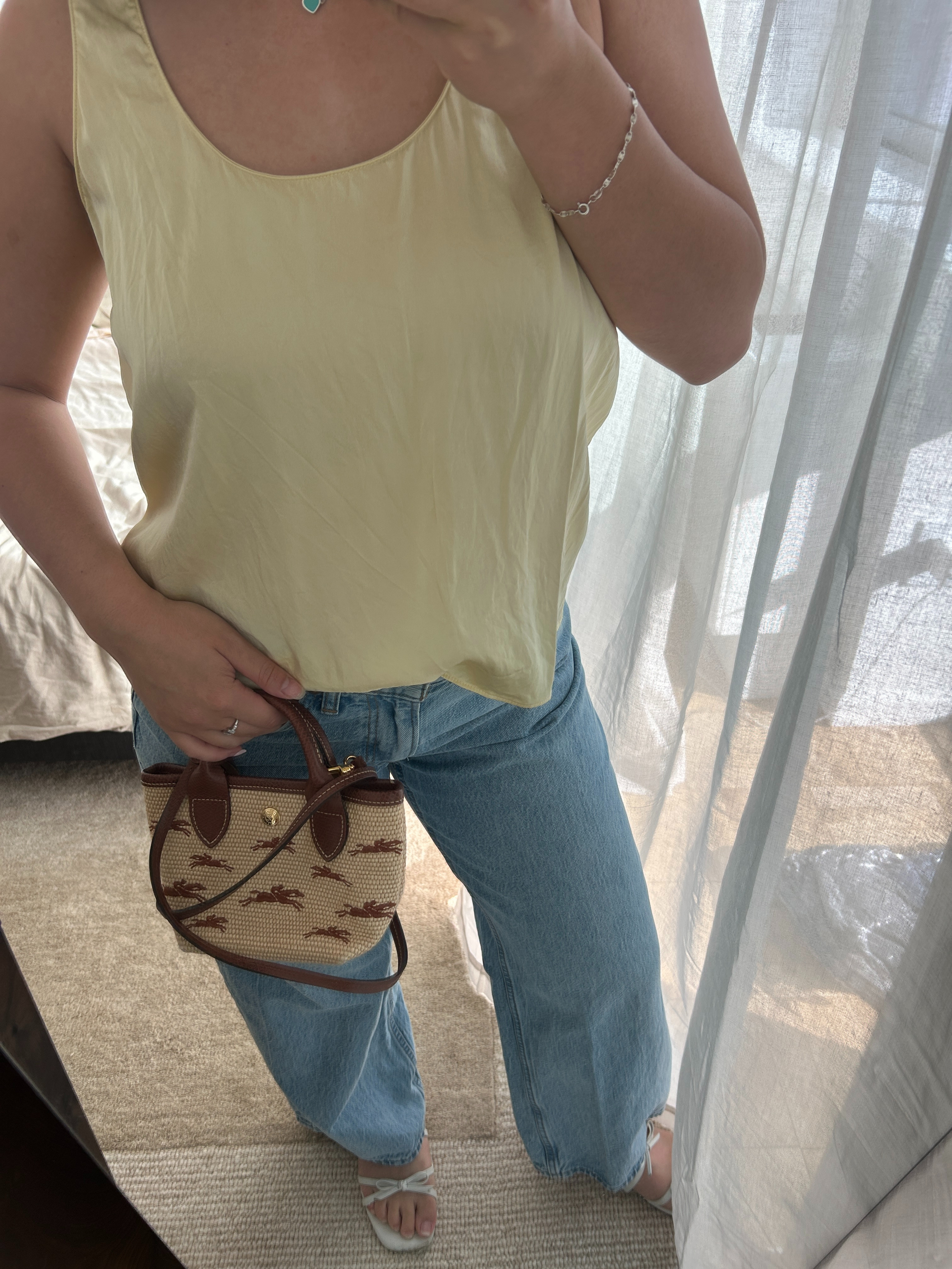 top - from banana republic but it's sold out so linking similar! 

bottom - wearing a size 26, would size down 1-2 sizes in these 

 #LTKPetite #LTKFindsUnder100 #LTKStyleTip