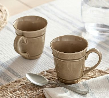 Cambria Handcrafted Stoneware Mugs - Set of 4 | Pottery Barn (US)
