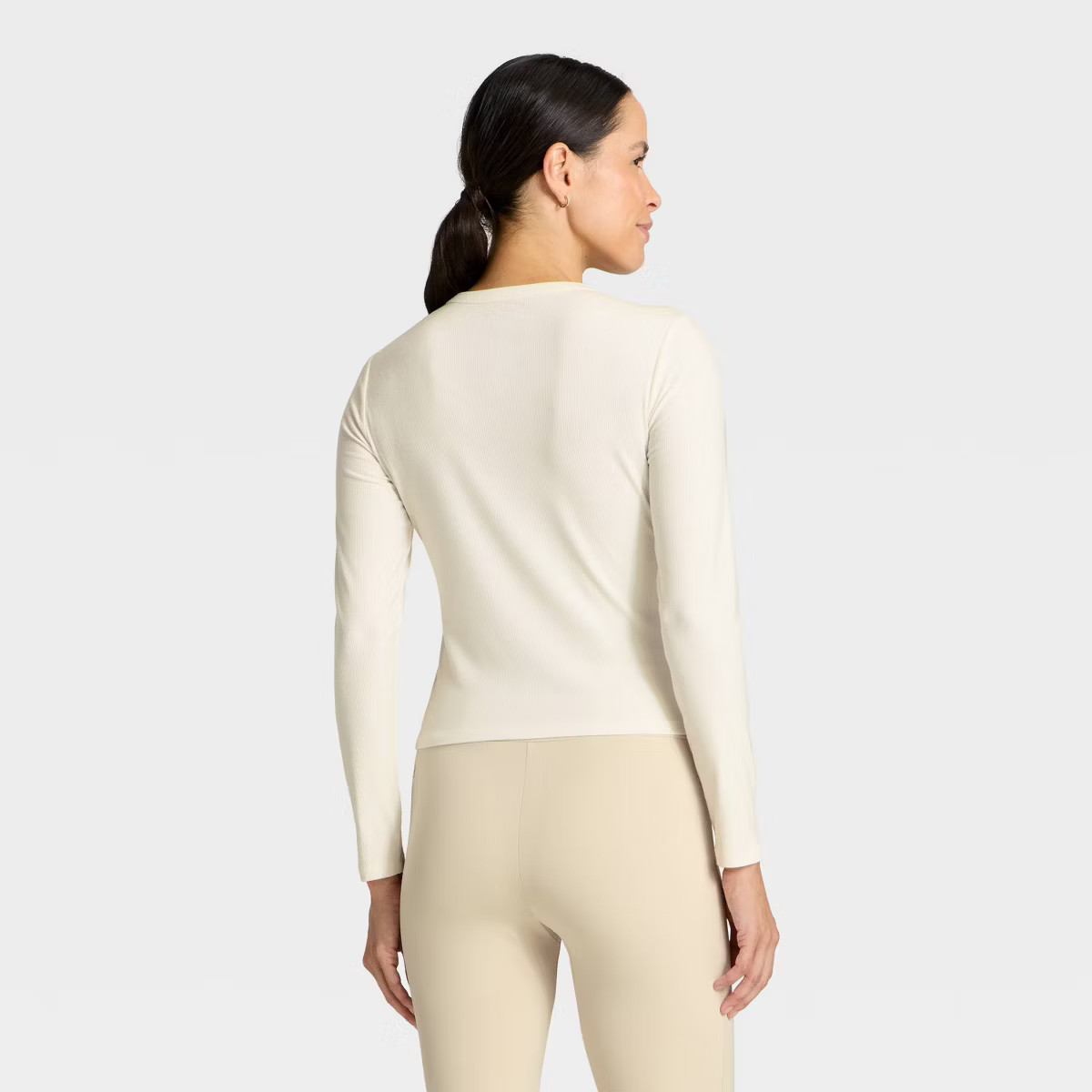 Women's Modal Ribbed Long Sleeve Top - All In Motion™ | Target