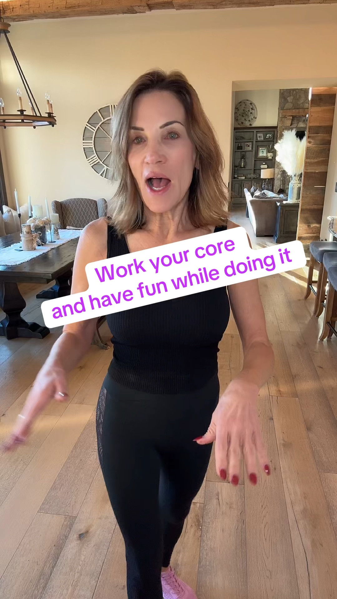 Work your core with this popular dance move. #exercise #strengthencore 

#LTKOver40 #LTKActive #LTKFitness