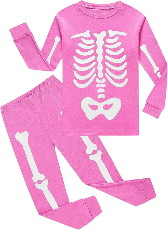 Toddler Girls Pajamas Dinosaur Print Long Sleeve Sleepwears Kids Ballet Dancer 2 Piece Pjs Pants Set | Amazon (US)