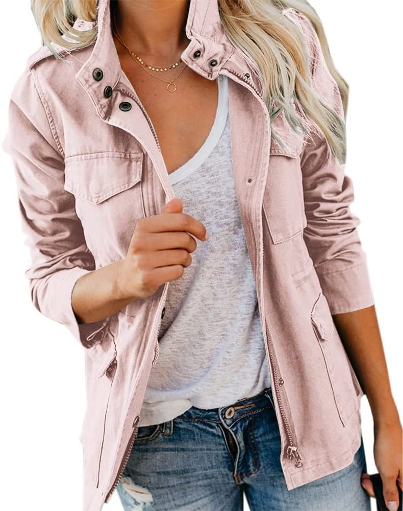 Soulomelody Womens Military Anorak Sleeveless Vest Safari Utility Zip Up Lightweight Hoodies Jack... | Amazon (US)