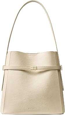 BOSTANTEN Bucket Bag Soft Vegan Leather Purses for Women Trendy Shoulder Handbags with Separate P... | Amazon (US)