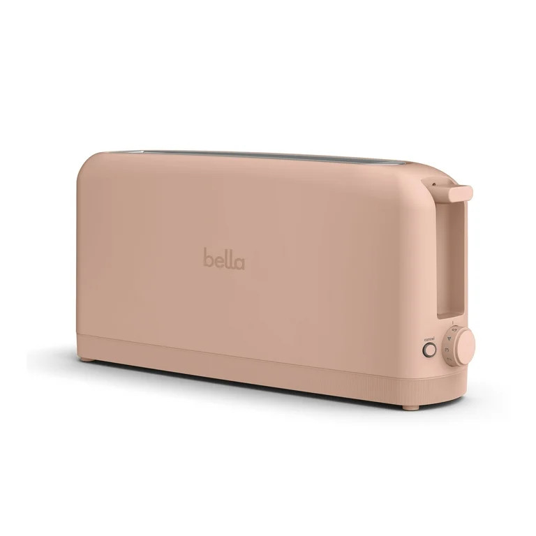 bella 2-Slice Slim Toaster with Extra Long Slot, 6 Setting Shade Control with Reheat & Cancel But... | Walmart (US)