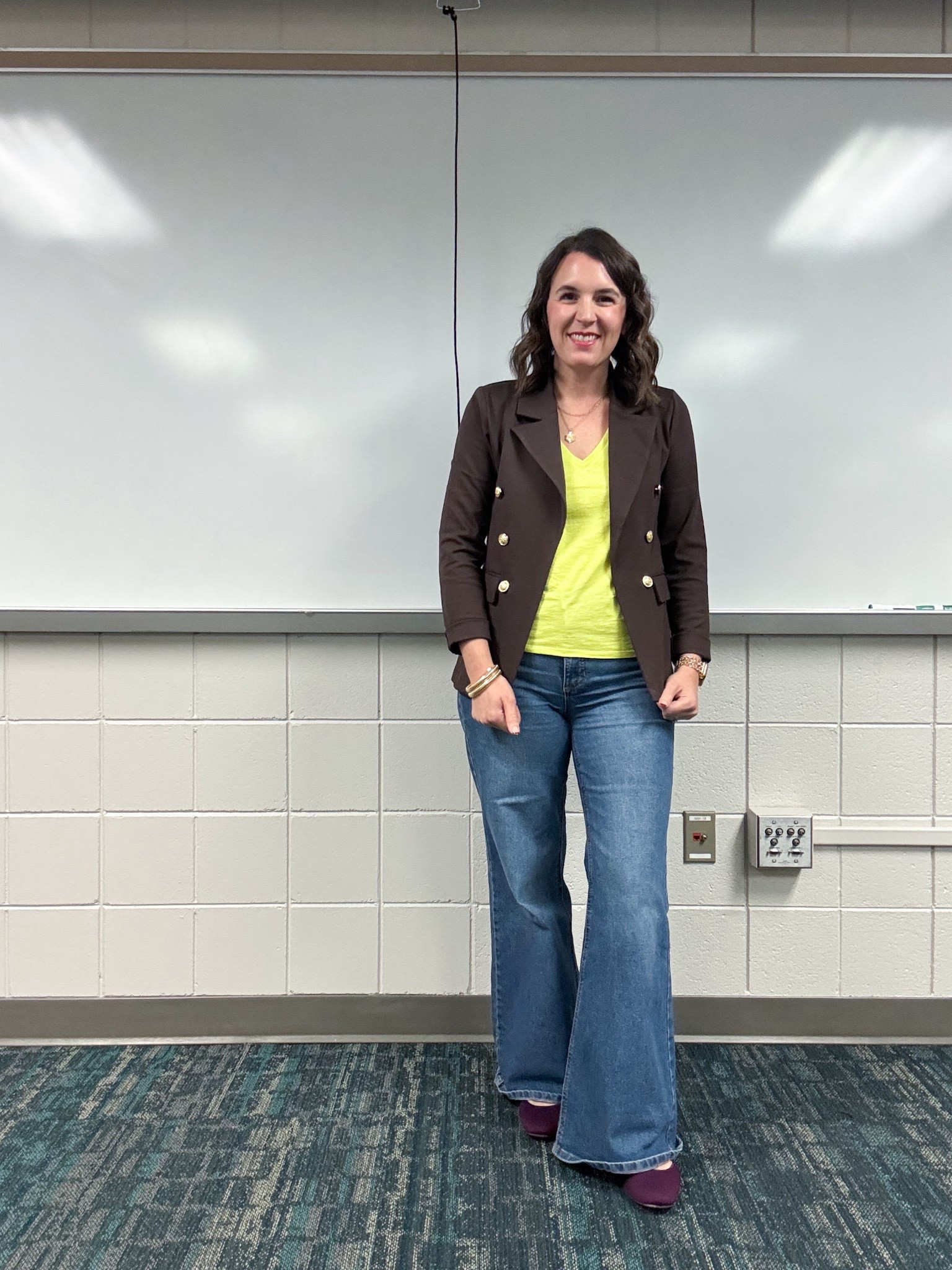 It felt like a blazer and jeans kind of day. This chocolate brown blazer was a great addition to my closet.  

#LTKOver40 #LTKSeasonal