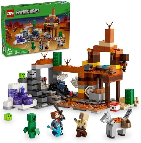 LEGO Minecraft The Badlands Mineshaft - Building Toys for Boys & Girls, Ages 8+ - Video Game Toy ... | Amazon (US)