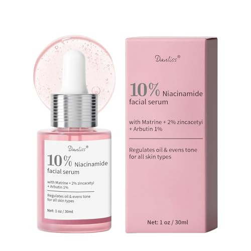 Niacinamide Serum 10% + Zinc 2% – Brightening Face Serum with Hyaluronic Acid & Arbutin for Nourished, Balanced, Blemish - Prone Skin 30ml / 1 fl oz | Amazon (US)