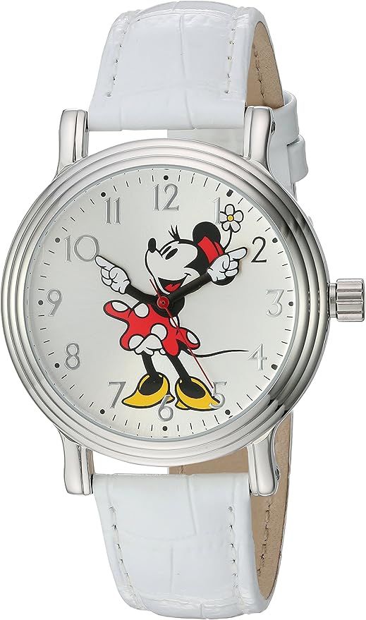 Disney Minnie Mouse Adult Vintage Articulating Hands Analog Quartz Watch | Amazon (US)