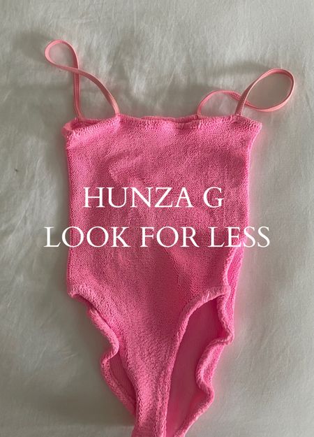 Hunza G look for less  

hunza g swimsuits, one piece bathing suit, swim under $100, swim under $50, designer swimsuits for less

#LTKstyletip #LTKtravel #LTKunder100