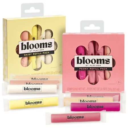 Blooms by Play-Doh Daisy & Peony 12-Pack Refill Bundle for Flower Bouquet Kits (Sold Separately) | Walmart (US)