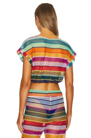 PQ Renee Crop Top in Calypso from Revolve.com | Revolve Clothing (Global)