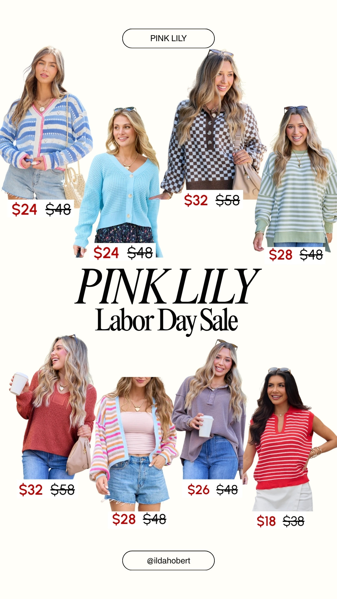 Pink Lily’s Labor Day sale is full of cute sweaters and cardigans for fall! So many good styles to wear now and later 🍂🤎 

 #LTKootd #LTKSeasonal #LTKSaleAlert