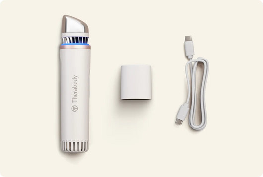 TheraFace Depuffing Wand (White) | Reduce Puffiness & Boost Radiance | Theragun