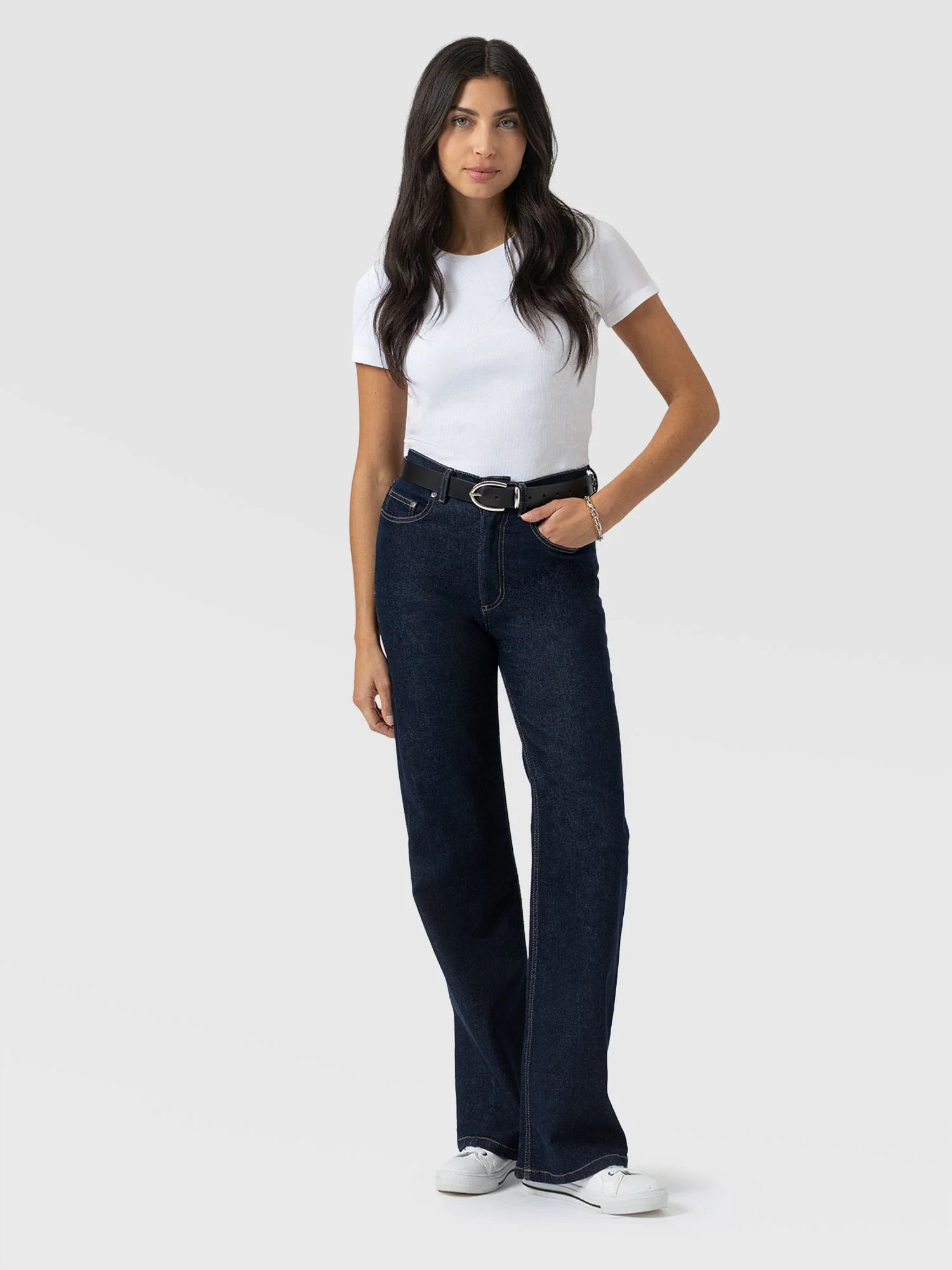 Wide Leg Jean - Indigo Blue | Saint + Sofia