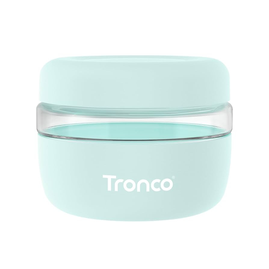 Tronco 16 oz Glass Lunch Bowl Container with Lid, Reusable Glass Food Container for Salad, Snack,... | Amazon (US)