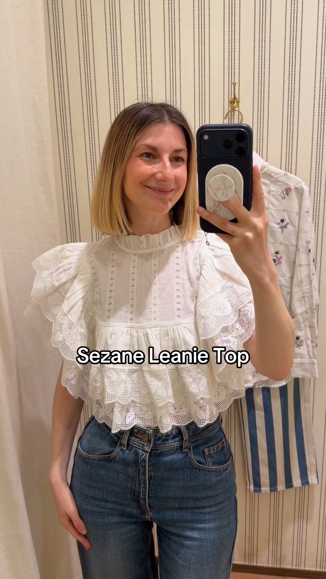 The perfect dreamy white cotton and lace romantic and feminine blouse for Spring and Summer 🌸

#LTKootd #LTKgrwm