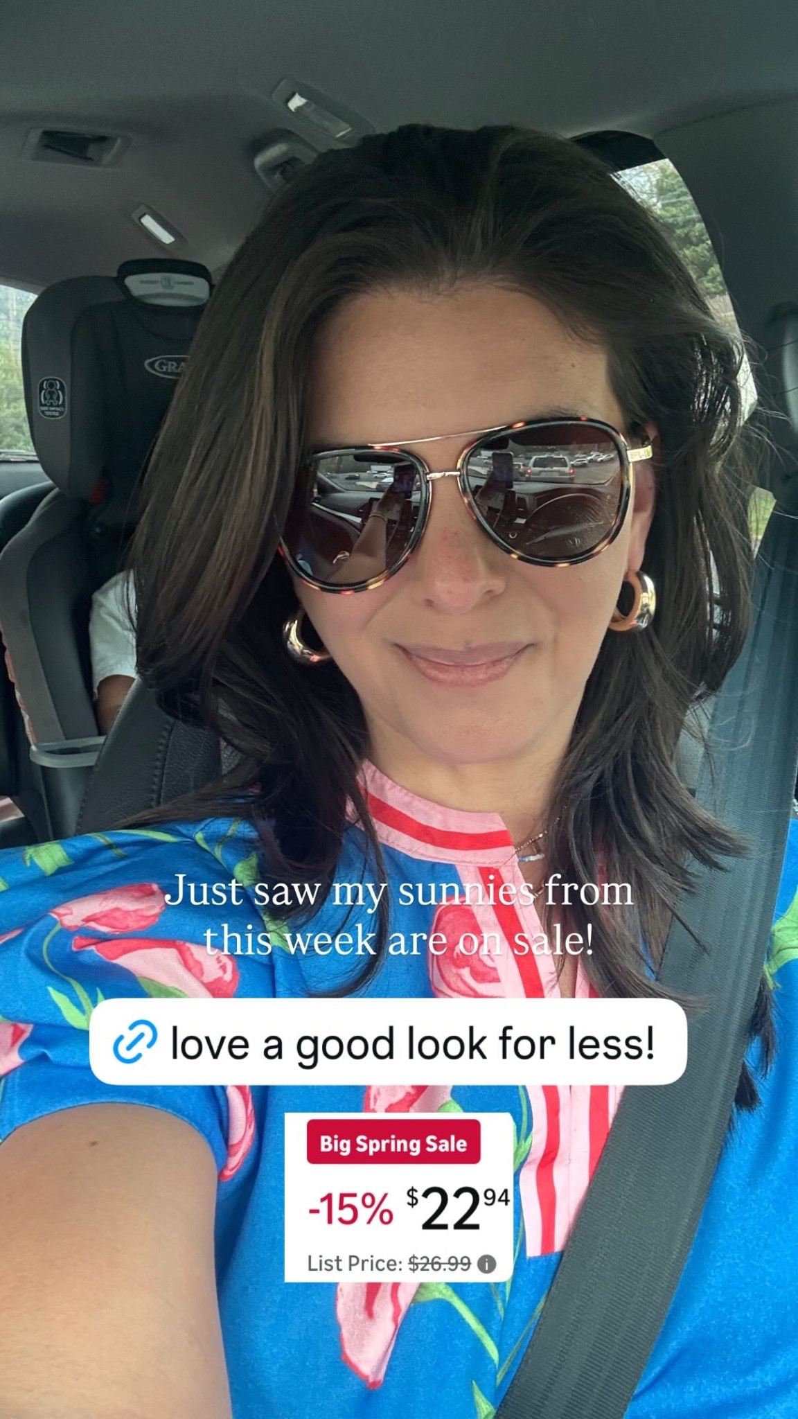 Just saw my sunnies from this week are on sale!