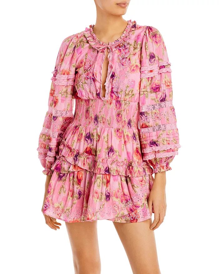 Clarkie Floral Print Mini Dress | Bloomingdale's (US)