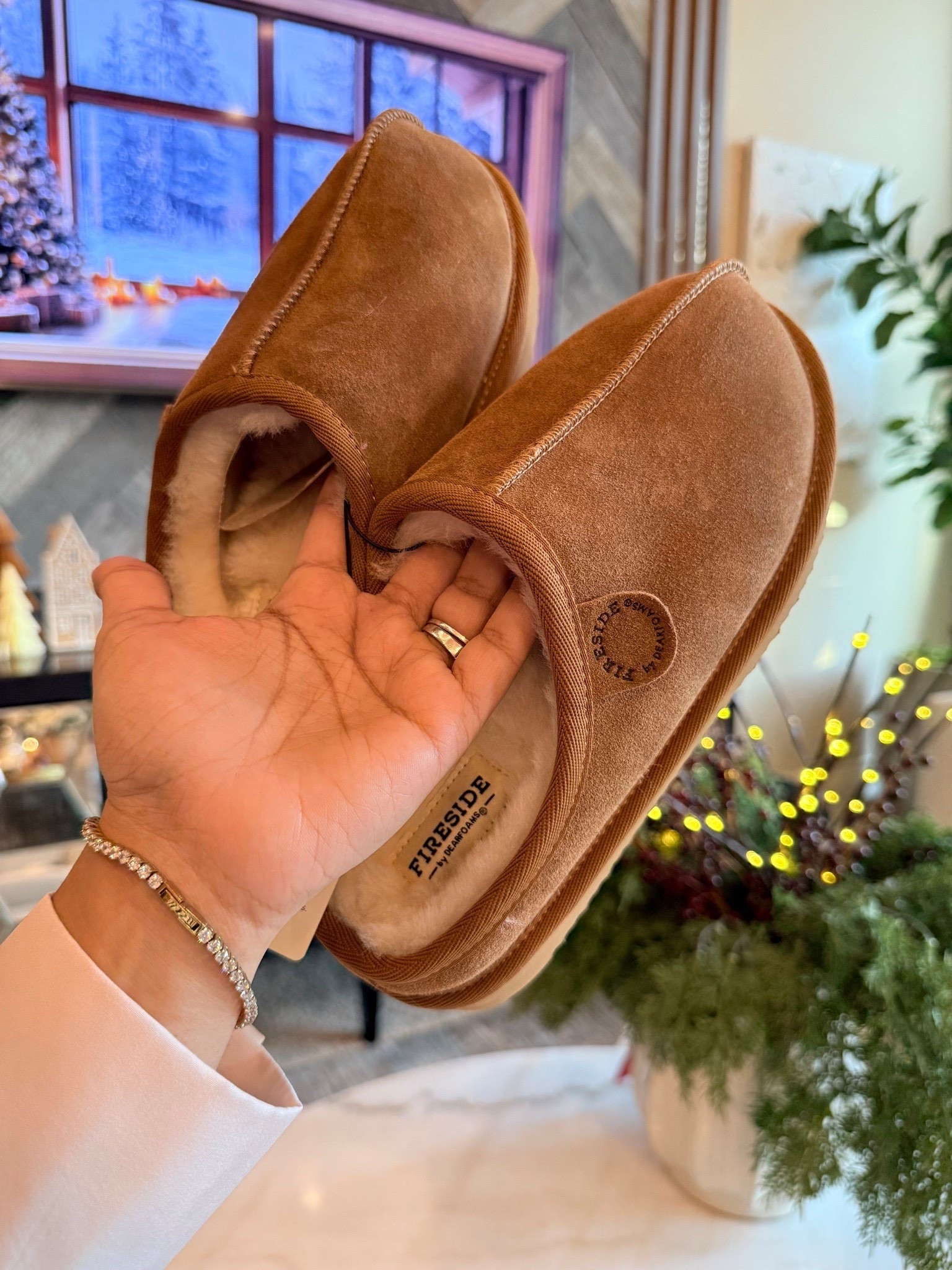 Holiday gift for her under $100. These cozy shearling lined slippers are perfect for winter  

#LTKSeasonal #LTKHoliday #LTKGiftGuide