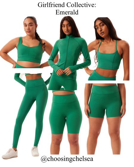 Eyeing these gorgeous luxe sets from Girlfriend Collective in emerald green. Such a wide size range too! I usually wear a large or XL in GF. 
Curvy athletic wear
Curvy workout sets
Sustainable clothing 
Workout sets
Midsize athletic wear

#LTKcurves #LTKfit #LTKunder100