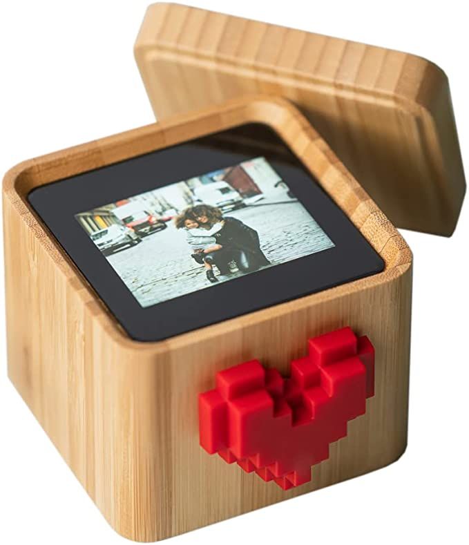 Lovebox Color & Photo | Love Note Messenger | Meaningful Gift for Mom, Dad, Wife, Husband, Grandm... | Amazon (US)