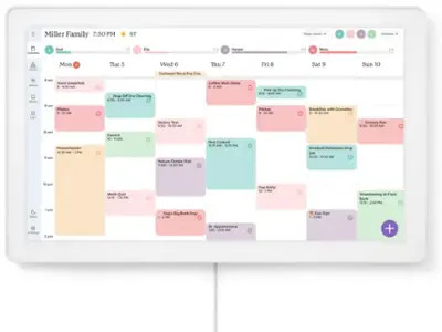 Skylight - Calendar Max: 27 inch Touchscreen Smart Calendar and Family Organizer - White | Best Buy U.S.