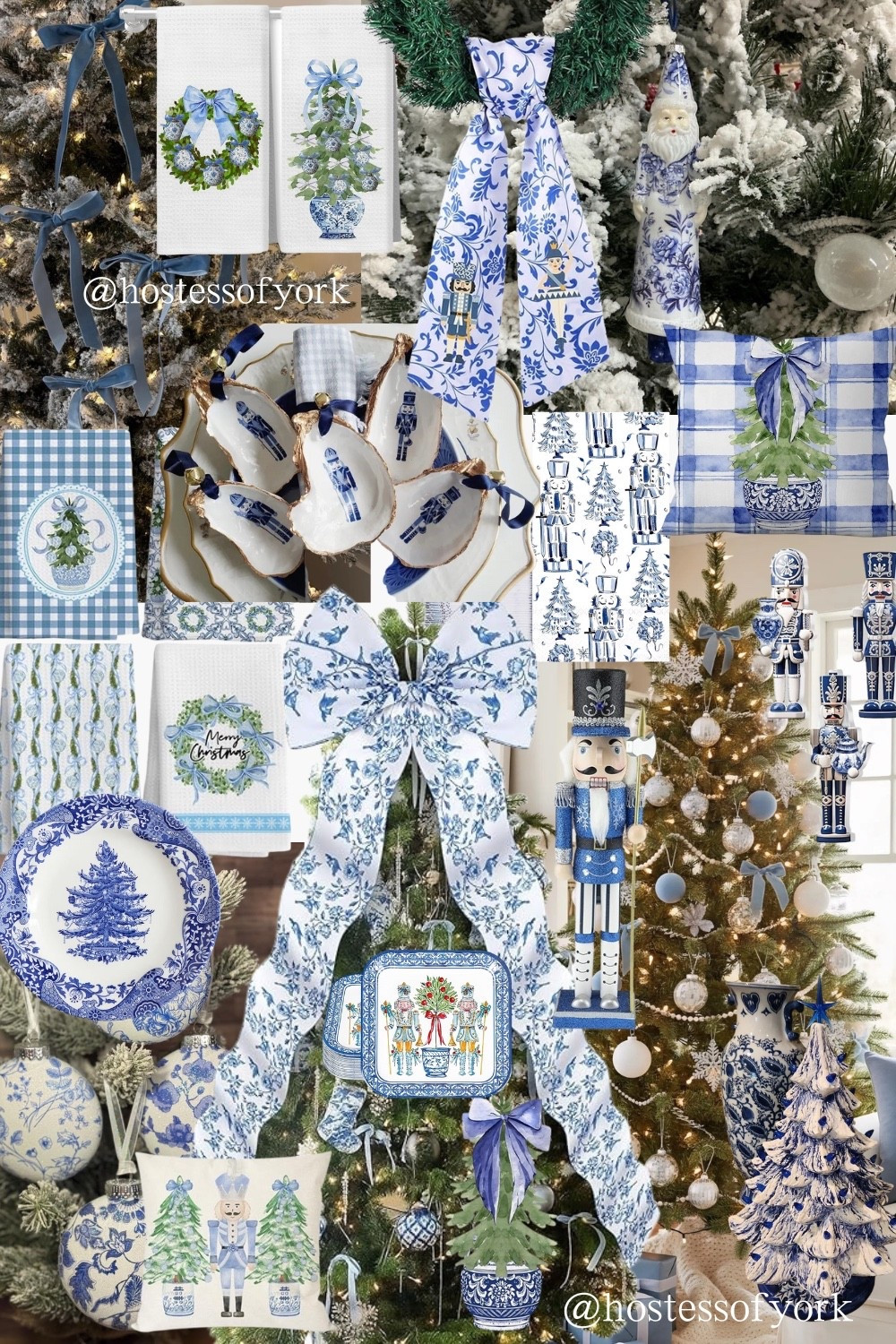 Blue and white Christmas decor! This chinoiserie style is such a fun switch up! 

#grandmillenial #blue #christmas #nutcracker #ornaments #holidays #decorations #classic #beachy #coastalgrandmother #bows #velvet #gingham

#LTKGiftGuide #LTKHome #LTKHoliday