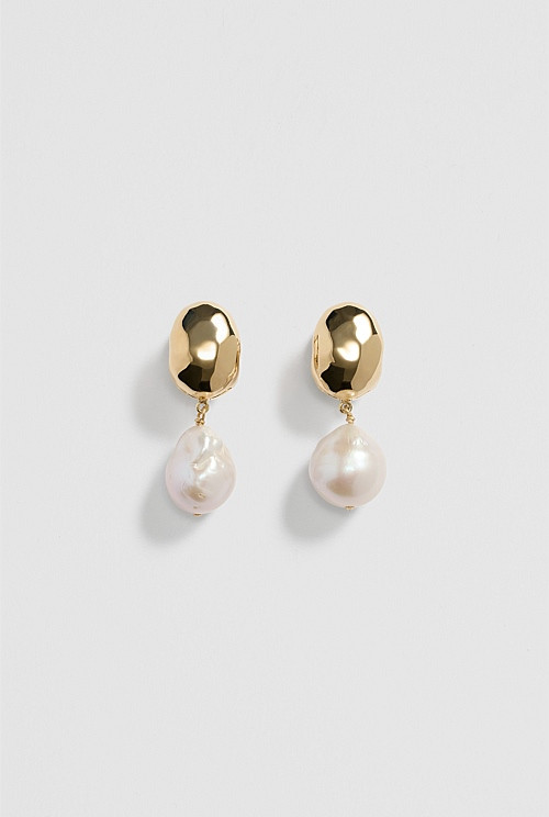 Molten Pearl Drop Earring | Country Road