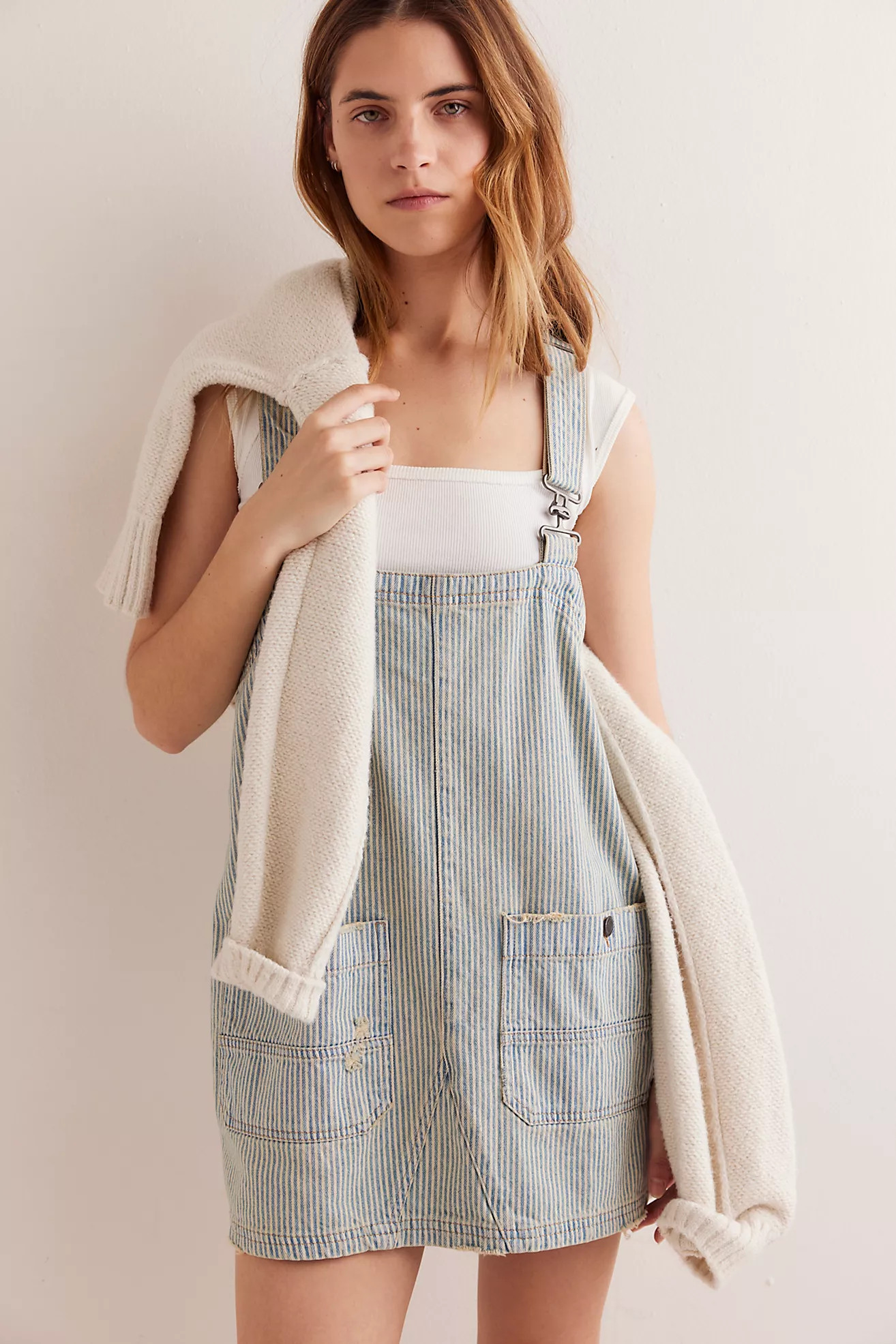 We The Free Overall Smock Mini Railroad Top | Free People (Global - UK&FR Excluded)