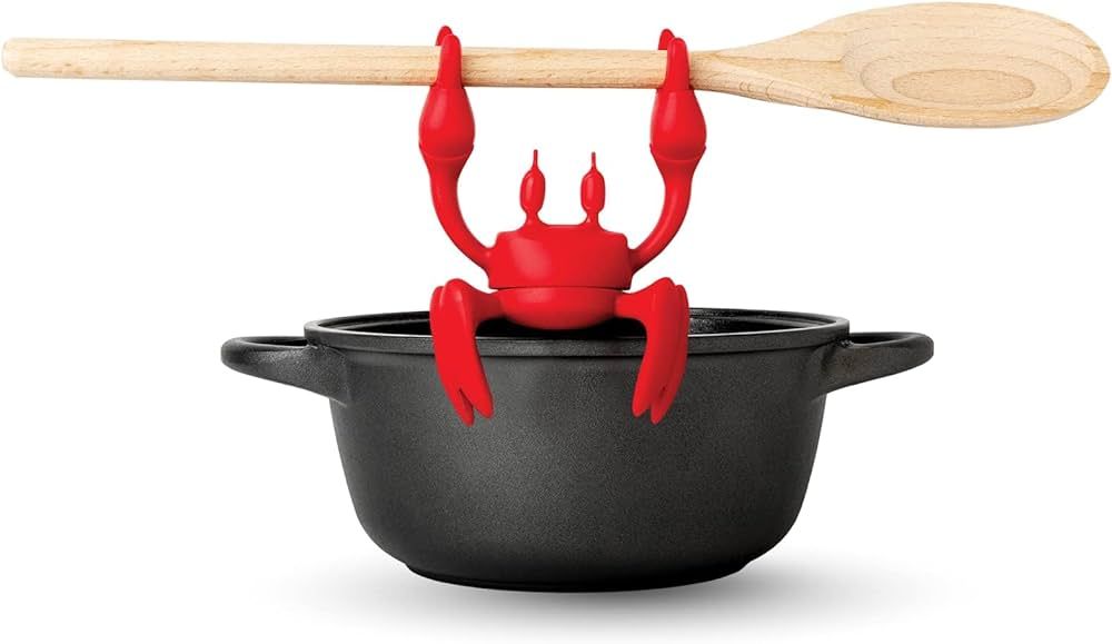 OTOTO Red the Crab Silicone Utensil Rest - Kitchen Gifts, Silicone Spoon Rest for Stove Top - Hea... | Amazon (US)