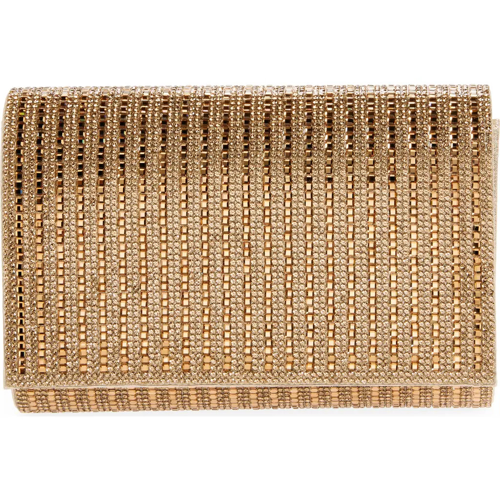 NATASHA Crystal Envelope Bag in Gold at Nordstrom Rack | Nordstrom Rack