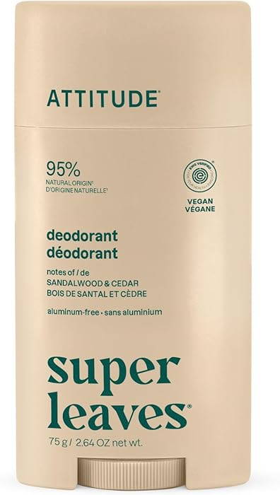 ATTITUDE Aluminum Free Deodorant, Natural Origin Ingredients, EWG Verified, Odor Control With Bak... | Amazon (US)