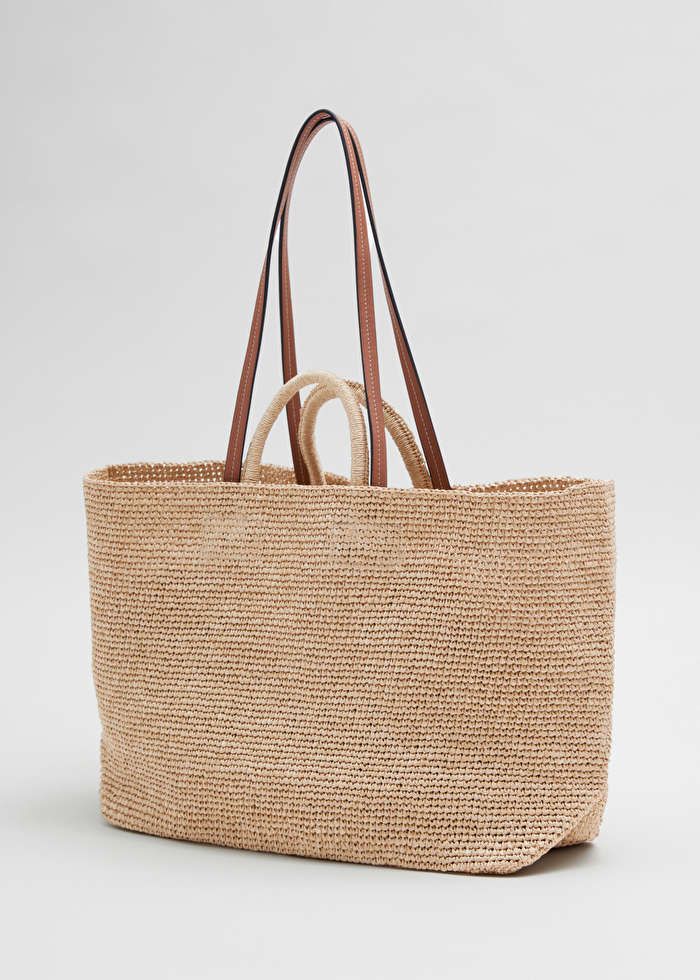 Large Woven Straw Tote | & Other Stories (EU + UK)